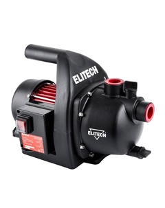 Насос поверхностный Elitech НП 800П 205643, 800 Вт, 2900 л/ч, Н=38 м, Гл=8 м, 4 бар, ч/вод