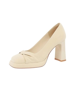 Массивные туфли на высокой шпильке Women's, Apricot Bigtree