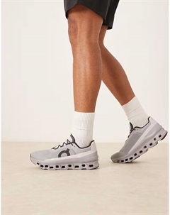 Кроссовки для бега Cloudmonster серого цвета On running