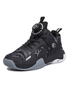 Дышащие баскетбольные кроссовки для детей, черный Fcmm