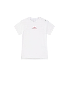 Футболка для младших школьников, белый Under armour