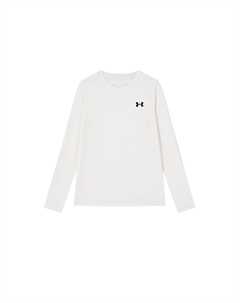 Футболка для младших школьников, белый Under armour