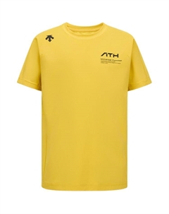 Футболка для тренировок подростковая, желтый Descente