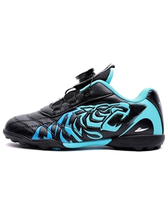 Скользостойкие износостойкие легкие низкие детские футбольные бутсы Kids', черный Kuding