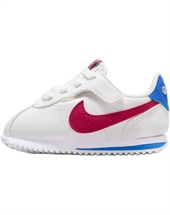 Cortez EasyOn устойчивые к истиранию низкие детские туфли White Infant And Toddler Nike