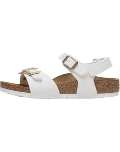 Rio устойчивые к скольжению и истиранию низкие детские сандалии white kids' Birkenstock