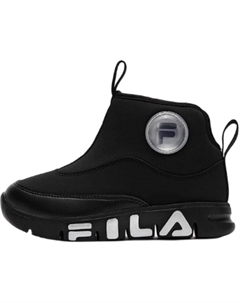 Антискользящие износостойкие высокие детские повседневные ботинки black kids' Fila kids