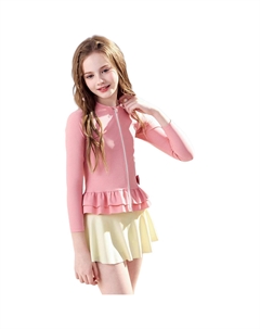 Детский купальник для детей от 3 до 7 лет, персиковый Disney