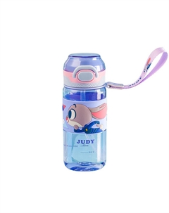 Кружка с соломинкой летняя, мужская и женская, для студентов 530 мл, фиолетовый Disney