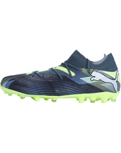 FUTURE 7 Low Top детские футбольные бутсы Dark Blue Kids' Puma