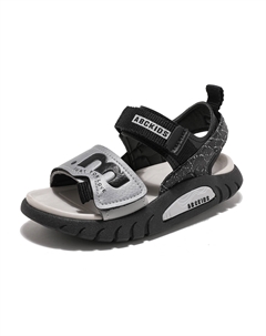 Износостойкие легкие амортизирующие низкие сандалии для детей, черный/серо-синий Abc-kids