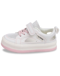 Антискользящие износостойкие низкие детские скейтерские кроссовки Kids', бежевый Budding