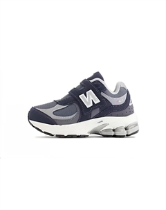 2002 Hook & Loop износостойкие низкие детские ботинки blue silver для малышей New balance