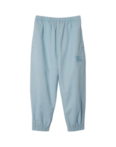 Детские вязаные спортивные штаны SS24 Cool Blue Burberry