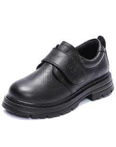 Детские кожаные туфли черные Moffett