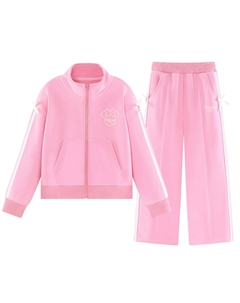 Повседневный спортивный костюм розовый для детей 3-7 лет Disney