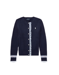 Трикотажный свитер navy blue женский Polo ralph lauren