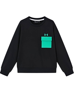 Свитшот черный для подростков Under armour