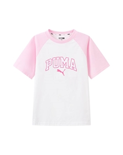 Футболка Sportstyle Series белая с красным оттенком Puma