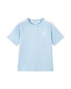 Футболка sportstyle collection t7 ice blue kids' Puma
