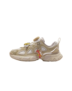 Детские противоскользящие низкие беговые кроссовки Kids', коричневый/желтый Fila kids