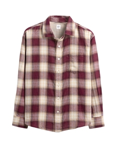Детская повседневные рубашка, бордовый Gap