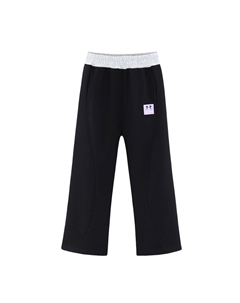 Детские вязаные спортивные штаны для детей 3-7 лет Black Disney