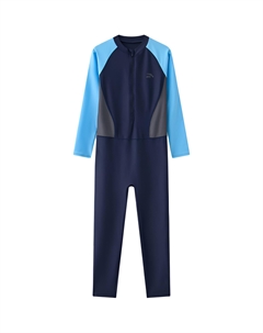 Детский купальник Grade School, светло-голубой/синий Anta