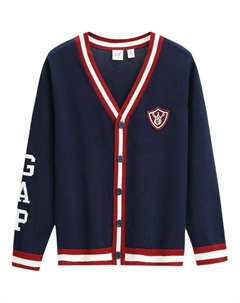 Кардиган из трикотажа kids', синий Gap