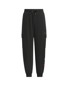 Детские вязаные спортивные штаны для детей 3-7 лет Black Adidas