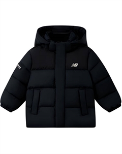 Детская черная пуховая куртка New balance