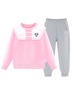 Повседневный спортивный костюм розовый для детей 3-7 лет Disney