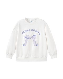 Sweatshirt Sportstyle Collection Graphic Raw White Children Aged 3 7 Years Old Puma