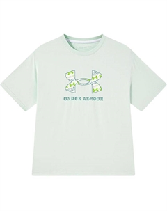 Футболка летняя для подростков, серо-зеленый Under armour