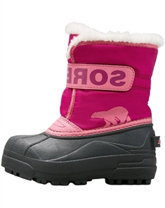 Амортизация, износостойкие детские ботинки Kids Pink Sorel
