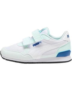 St Runner низкие детские кроссовки White/Light Blue/Blue Glaze для детей 3-7 лет Puma