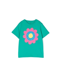 Детская футболка, зеленый Stella mccartney