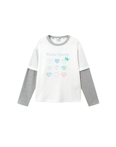 Футболка Sportstyle Series для детей 3-7 лет, белый Puma