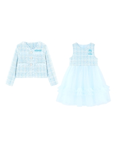 Детский комплект с юбкой для детей 3-7 лет blue Disney