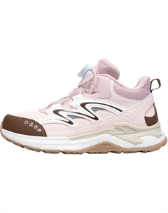 Антиударные амортизирующие низкие детские повседневные кроссовки pink brown kids' Xtep