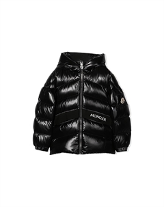 Детская черная пуховая куртка Moncler