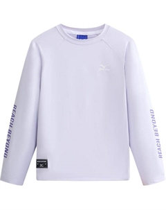 Детская футболка, светло-фиолетовый Mizuno