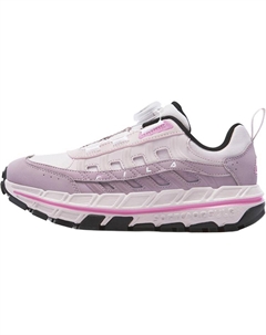 Боа нескользящие термо низкие верхние уличные кроссовки детские, фиолетовый Fila kids