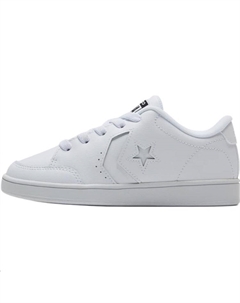 Chuck Taylor All Star Low Top детские скейтборд-кроссовки White для детей 3-7 лет Converse