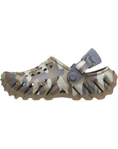 Сандалии детские Echo Clog slip resistant abrasion resistant low top brown blue kids' Crocs