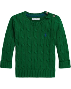 Свитер FW25 для младенцев и малышей, зеленый Ralph lauren