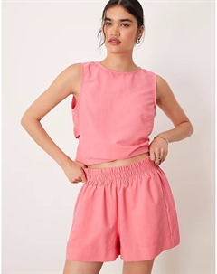 Шорты розового цвета Asos design