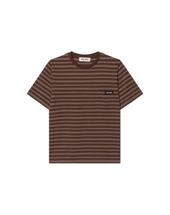 Футболка FW24 женская Cocoa Brown Miu miu