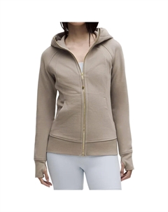 Куртка Scuba Series женская, серый/золотой Lululemon