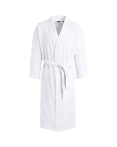 Унисекс-халат для купания Топаз, идеальный для сауны и спа, гостиничный халат, утренний халат 1 шт., для женщин и мужчин, в кимоно-стиле, белый Egeria